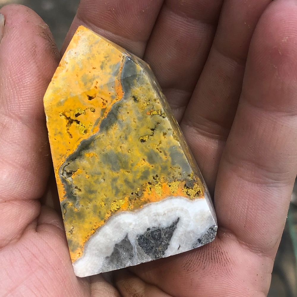 Bumblebee Jasper Small Tower Natural Crystal